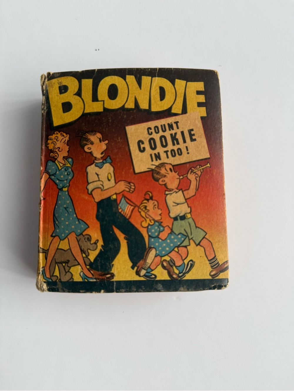 BLONDIE COUNT COOKIE IN #1430(WHITMAN 1945). F-VF cond. BETTER LITTLE BOOK